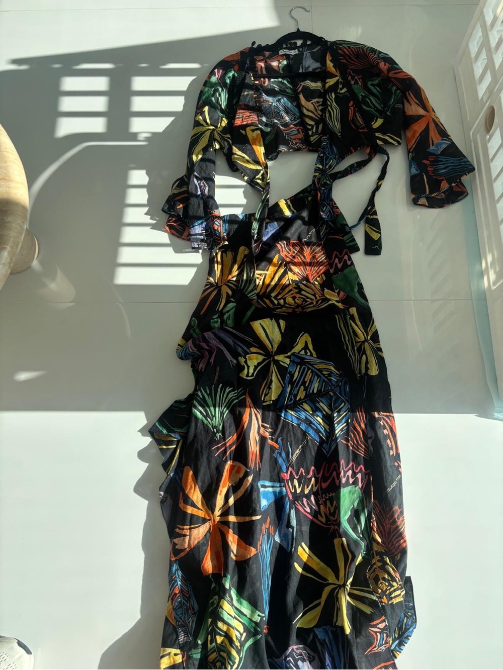Charo Ruiz Ibiza Floral Print Crochet-Trim Kimono Top